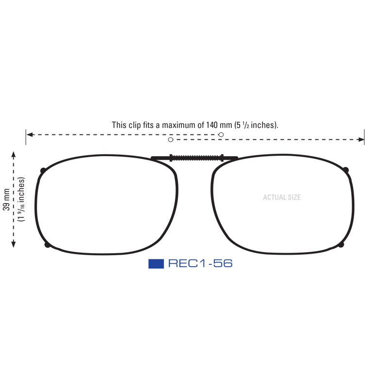 Clip-Ons REC1-56 Bronze Polarized Green Mirror - Image 2