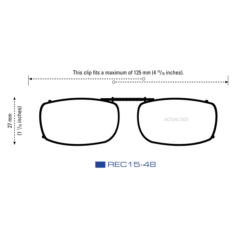 Clip-Ons REC15-48 Bronze Polarized Amber - Image 3