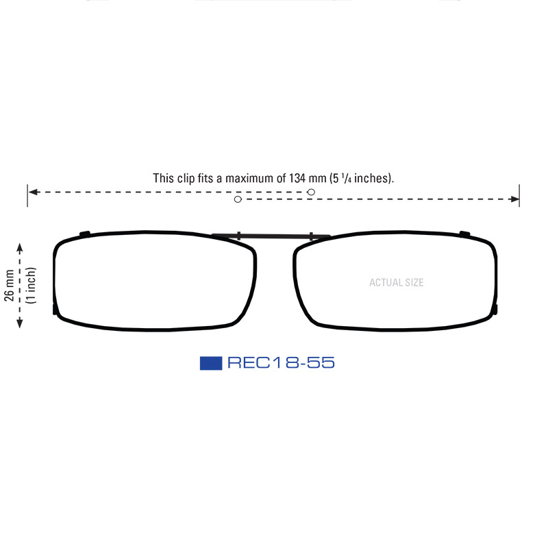 Clip-Ons REC18-55 Bronze Polarized Amber - Image 3