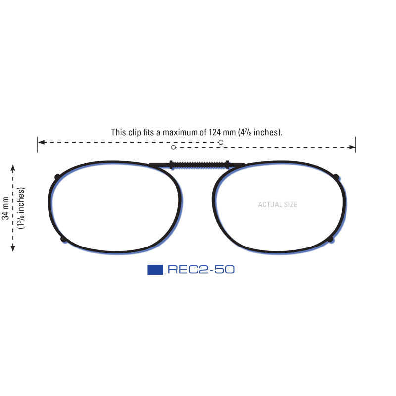 Clip-Ons REC2-50 Bronze Polarized Amber - Image 2