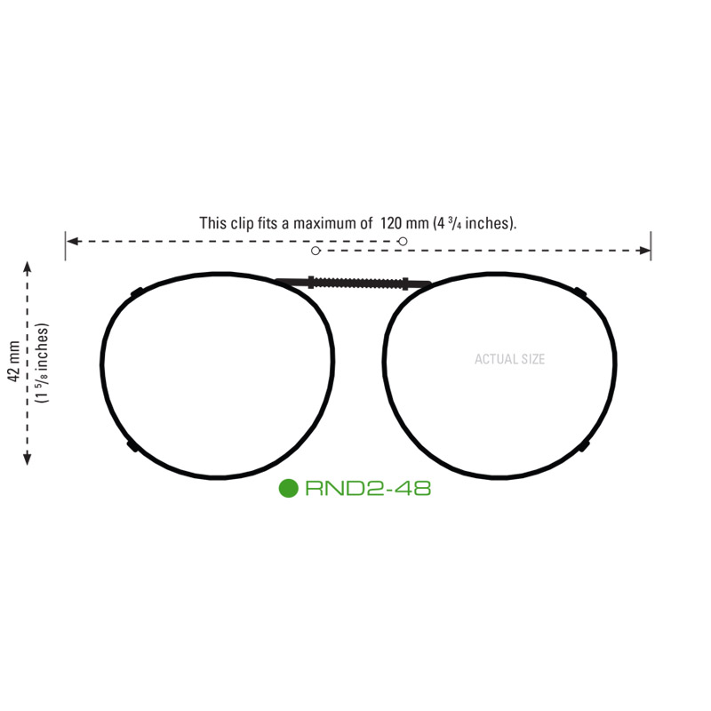 Clip-Ons RND2-48 Bronze Polarized Amber - Image 2