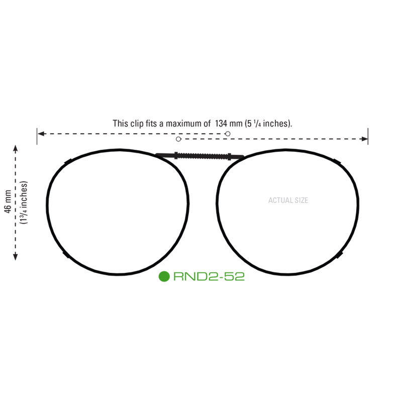 Clip-Ons RND2-52 Bronze Polarized Amber - Image 3
