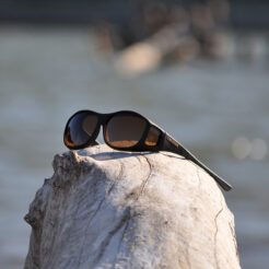 Slim Line (M) Black Polarized Photo Amber