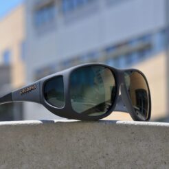 Cocoons fitovers extra large slate with polarized gray lenses.